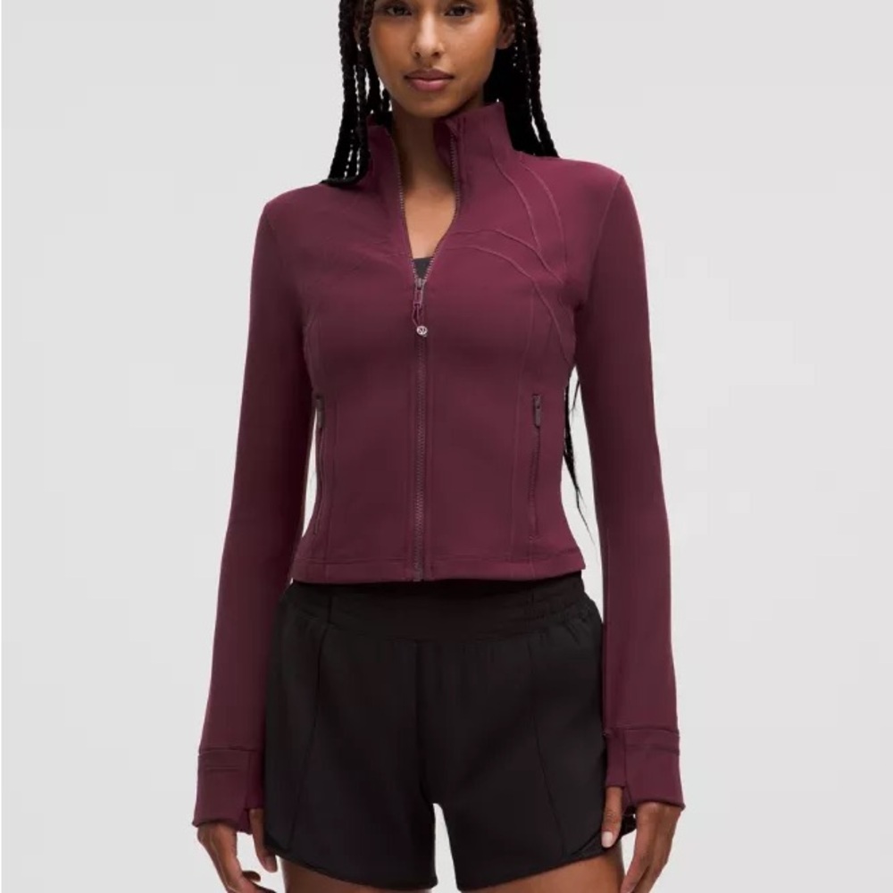 Lululemon Cropped Define Jacket - Garnet